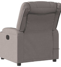 Massagesessel Taupe Stoff