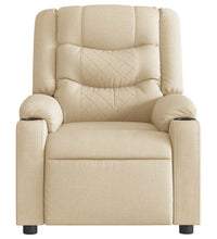Massagesessel Creme Stoff