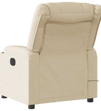 Massagesessel Creme Stoff
