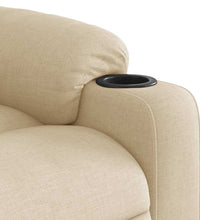 Massagesessel Creme Stoff