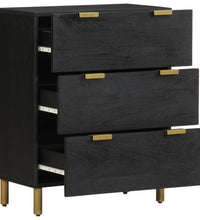 Sideboard Schwarz 60x33x75 cm Holzwerkstoff