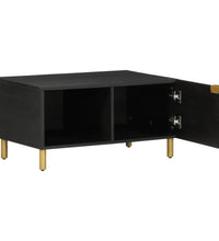 Couchtisch Schwarz 80x50x40 cm Holzwerkstoff