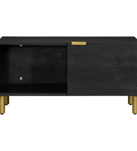 Couchtisch Schwarz 80x50x40 cm Holzwerkstoff