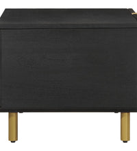 Couchtisch Schwarz 80x50x40 cm Holzwerkstoff