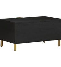 Couchtisch Schwarz 80x50x40 cm Holzwerkstoff