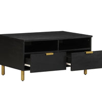 Couchtisch Schwarz 80x54x40 cm Holzwerkstoff