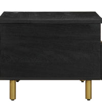 Couchtisch Schwarz 80x54x40 cm Holzwerkstoff