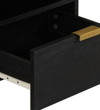 Couchtisch Schwarz 80x54x40 cm Holzwerkstoff