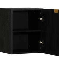 Bad-Hängeschrank Schwarz 38x33x48 cm Holzwerkstoff