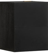 Bad-Hängeschrank Schwarz 38x33x48 cm Holzwerkstoff