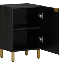 Badschrank Schwarz 38x33x58 cm Holzwerkstoff