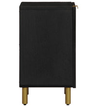Badschrank Schwarz 38x33x58 cm Holzwerkstoff