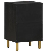 Badschrank Schwarz 38x33x58 cm Holzwerkstoff