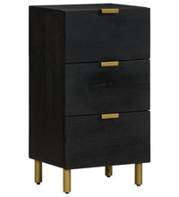 Sideboard Schwarz 40x33x75 cm Holzwerkstoff