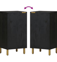 Sideboard Schwarz 40x33x75 cm Holzwerkstoff