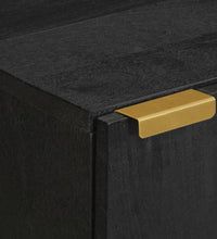 Sideboard Schwarz 40x33x75 cm Holzwerkstoff