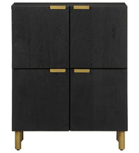 Sideboard Schwarz 60x33x75 cm Holzwerkstoff