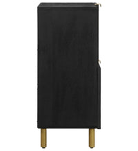 Sideboard Schwarz 80x33x75 cm Holzwerkstoff