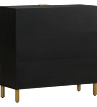 Sideboard Schwarz 80x33x75 cm Holzwerkstoff