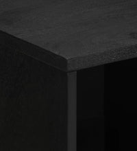 Sideboard Schwarz 80x33x75 cm Holzwerkstoff
