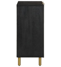 Sideboard Schwarz 90x35x75 cm Holzwerkstoff