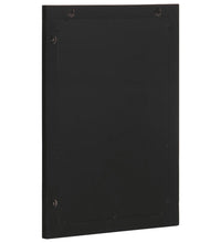 Badspiegel Schwarz 50x70x2,5 cm Holzwerkstoff und Messing