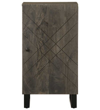 Sideboard Schwarz 40x33x75 cm Massivholz Mango