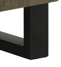 Sideboard Schwarz 60x33x75 cm Massivholz Mango