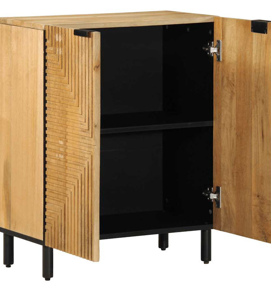 Sideboard Braun 60x33x75 cm Massivholz Mango