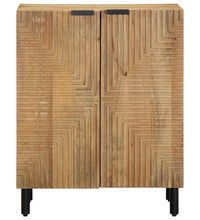 Sideboard Braun 60x33x75 cm Massivholz Mango