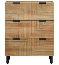 Sideboard Braun 60x33x75 cm Massivholz Mango