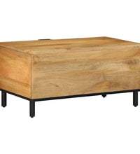 Couchtisch Braun 80x50x40 cm Massivholz Mango