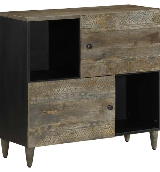 Sideboard 80x33x75 cm Massivholz Mango