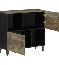 Sideboard 80x33x75 cm Massivholz Mango