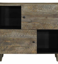 Sideboard 80x33x75 cm Massivholz Mango