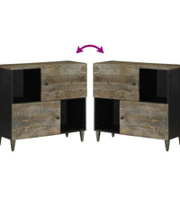 Sideboard 80x33x75 cm Massivholz Mango