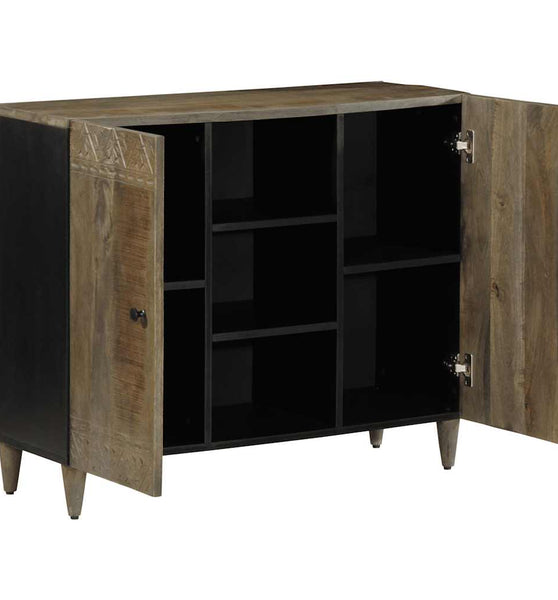 Sideboard 90x33x75 cm Massivholz Mango