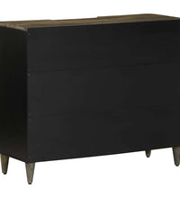 Sideboard 90x33x75 cm Massivholz Mango