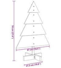 Weihnachtsbaum Holz zum Schmücken 70 cm Massivholz