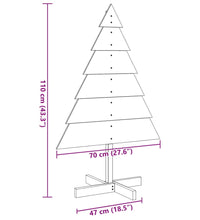 Weihnachtsbaum zum Schmücken 110 cm Massivholz