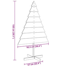 Weihnachtsbaum zum Schmücken 150 cm Massivholz