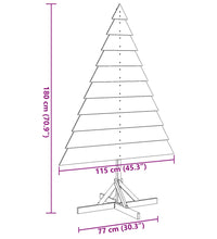 Weihnachtsbaum zum Schmücken 180 cm Massivholz