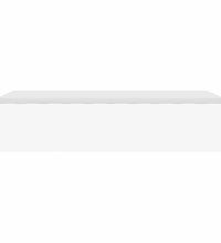 Ottoman-Bett mit Matratze Weiß 90x200 cm Kunstleder