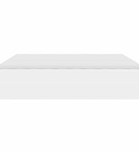 Ottoman-Bett mit Matratzen Weiß 200x200 cm Kunstleder