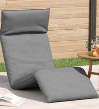 Sonnenliege Klappbar Grau 175x54x8,5 cm Oxford-Gewebe