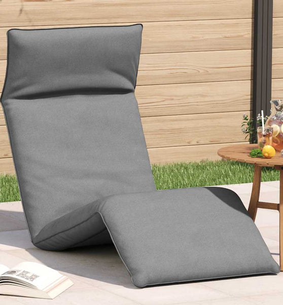 Sonnenliege Klappbar Grau 175x54x8,5 cm Oxford-Gewebe