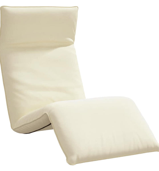 Sonnenliege Klappbar Creme 175x54x8,5 cm Oxford-Gewebe