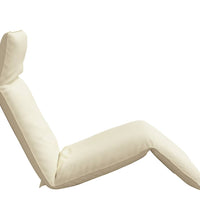 Sonnenliege Klappbar Creme 175x54x8,5 cm Oxford-Gewebe