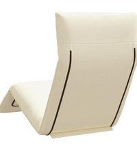Sonnenliege Klappbar Creme 175x54x8,5 cm Oxford-Gewebe