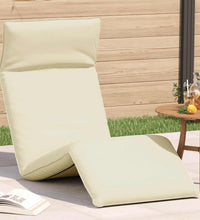 Sonnenliege Klappbar Creme 175x54x8,5 cm Oxford-Gewebe